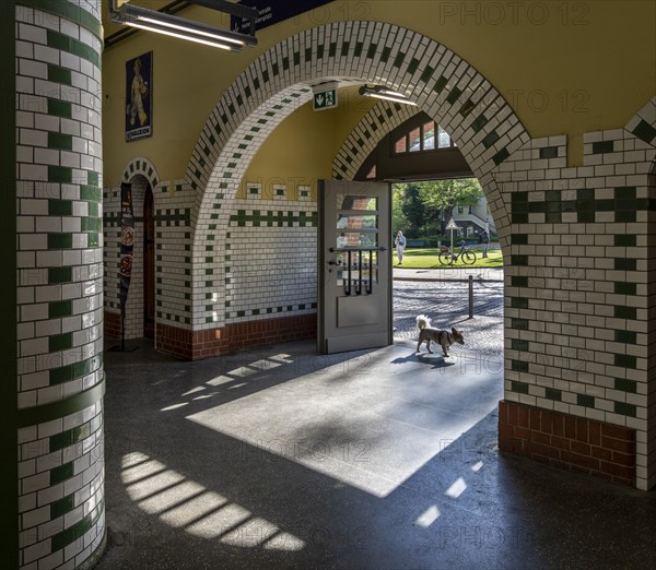 Nikolassee S-Bahn station, interior view, Berlin-Zehlendorf, Berlin, Germany, Europe