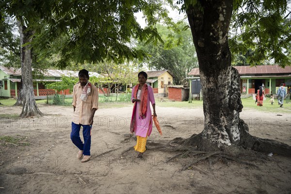 BOKAKHAT, INDIA, APRIL 19: Voters returns after cast vote during the first phase of the India's general elections on April 19, 2024 in Bokakhat, Assam, India. Nearly a billion Indians vote to elect a new government in six-week-long parliamentary polls starting today