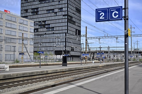 SBB railway station building, Zurich Altstetten, Switzerland, Europe