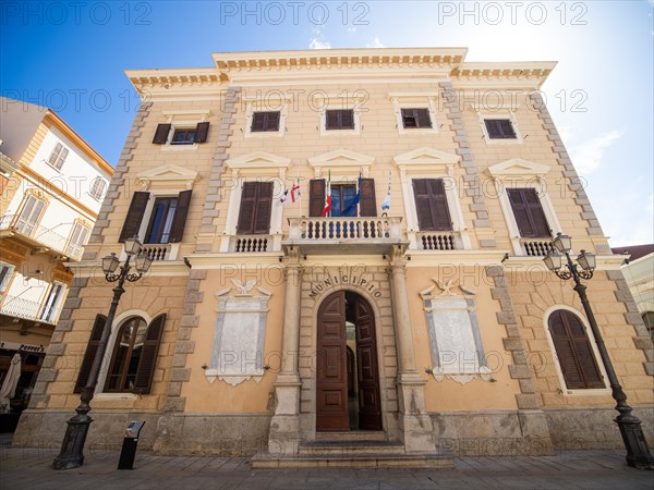 Town Hall, Maddalena, Isola La Maddalena, Sardinia, Italy, Europe