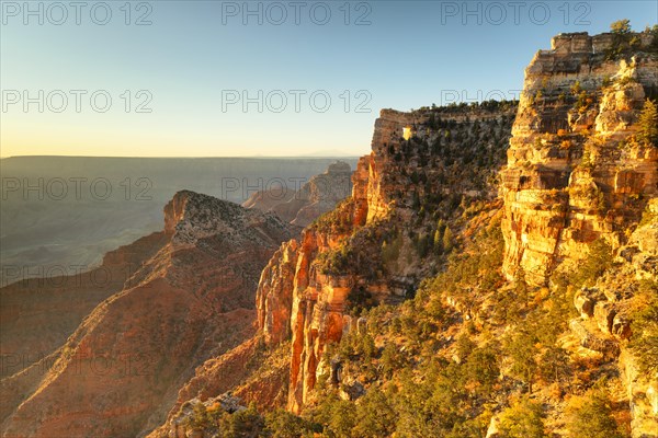 View of the Angels Window at Cape Royal, North Rim, Grand Canyon National Park, Arizona, United States, USA, Grand Canyon, Arizona, USA, North America