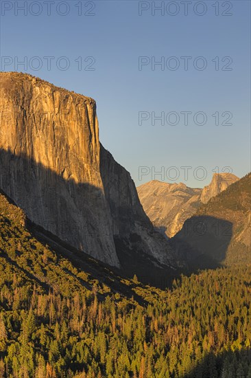 Tunnel View, Yosemite Valley with El Capitan, and Half Dome, Yosemite National Park, California, United States, USA, Yosemite National Park, California, USA, North America