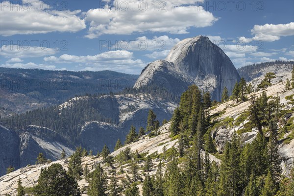 View from Olmsted Point to Half Dome, Yosemite National Park, California, United States, USA, Yosemite National Park, California, USA, North America