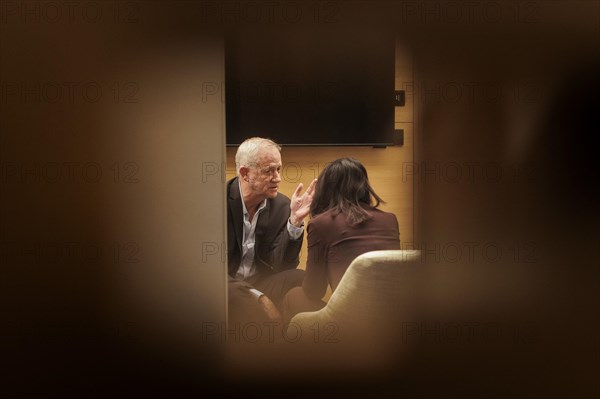 Annalena Baerbock (Alliance 90/The Greens), Federal Foreign Minister, photographed during a conversation with Benjamin Gantz, Minister and Member of the War Cabinet of the State of Israel, in Tel Aviv, 17 April 2024. Photographed on behalf of the Federal Foreign Office