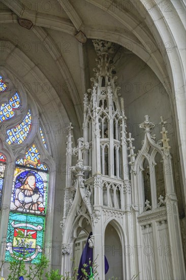 Basilica Basilique Saint-Nicolas-de-Port, Departement Meurthe-et-Moselle, Lorraine, Grand Est region, France, Europe