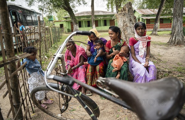 BOKAKHAT, INDIA, APRIL 19: Voters wait at a polling station to cast their votes during the first phase of the India's general elections on April 19, 2024 in Bokakhat, Assam, India. Nearly a billion Indians vote to elect a new government in six-week-long parliamentary polls starting today