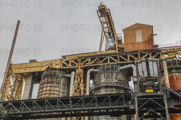 Solvay chemical plant for the production of bicarbonate and carbonate of soda or sodium carbonate, Dombasle-sur-Meurthe, Meurthe-et-Moselle department, Lorraine, Grand Est region, France, Europe