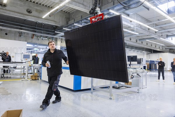 Sunmaxx PVT is a new innovative developer of photovoltaic thermal solar modules. The Fraunhofer ISE has confirmed an overall efficiency of 80% for the PX-1 premium module. The innovation is the combination of photovoltaics and solar thermal energy in one element, Ottendorf-Okrilla, Saxony, Germany, Europe