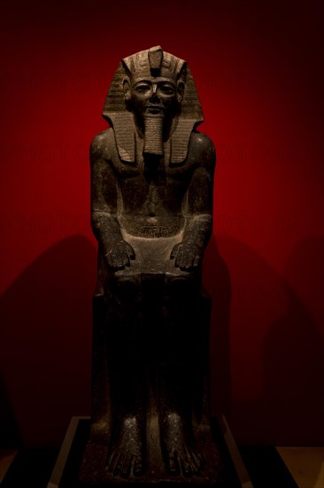 Tutankhamon in Egyptian Musem in Geneva, Switzerland, Europe
