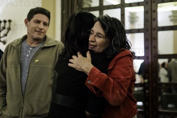 Annalena Baerbock (Alliance 90/The Greens), Federal Foreign Minister, photographed during a meeting with relatives of Israeli hostages, in Jerusalem, 16 April 2024. Photographed on behalf of the Federal Foreign Office