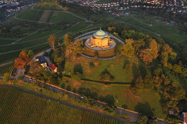 Burial chapel in the vineyards near Stuttgart-Rotenberg, Baden-Wuerttemberg, Germany, Rotenberg, Baden-Wuerttemberg, Germany, Europe