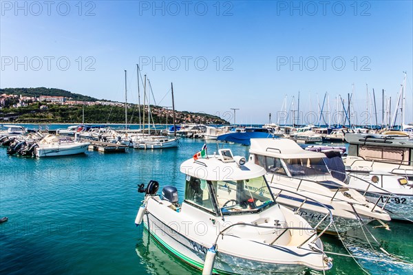 Marina, harbour town of Koper on the Adriatic coast, Slovenia, Koper, Slovenia, Europe