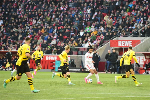 1st Bundesliga, 1.FC Koeln, BVB Borussia Dortmund on 20.01.2024 at the RheinEnergieStadion in Cologne Germany .Photo: Alexander Franz (DFL/DFB REGULATIONS PROHIBIT ANY USE OF PHOTOGRAPHS AS IMAGE SEQUENCES AND/OR QUASI-VIDEO)