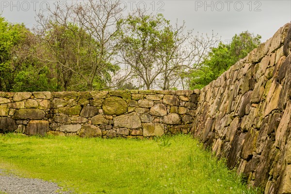 Remains of Japanese stone fortress in Suncheon, South Korea, Asia