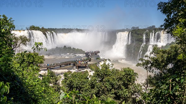 Iguazu Falls, Path Of The Falls Trail, Foz do Iguacu, Brazil, South America