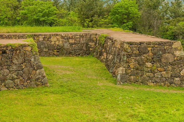 Remains of Japanese stone fortress in Suncheon, South Korea, Asia