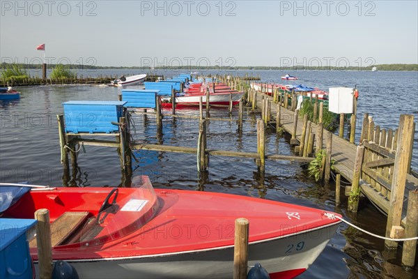 Jetty, Zwischenahner Meer, Ammerland, Germany, Europe