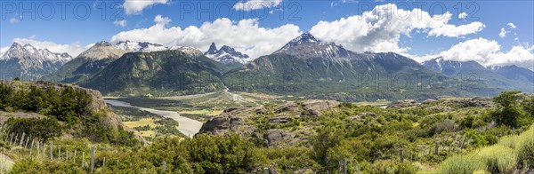 Cerro Castillo, Carretera Austral, Villa Cerro Castillo, Rio Ibanez, Aysen, Chile, South America