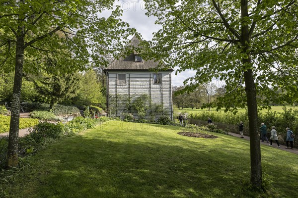 Goethe's garden house in the park on the Ilm, Weimar, Thuringia, Germany, Europe