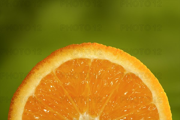 An Orange cut in half
