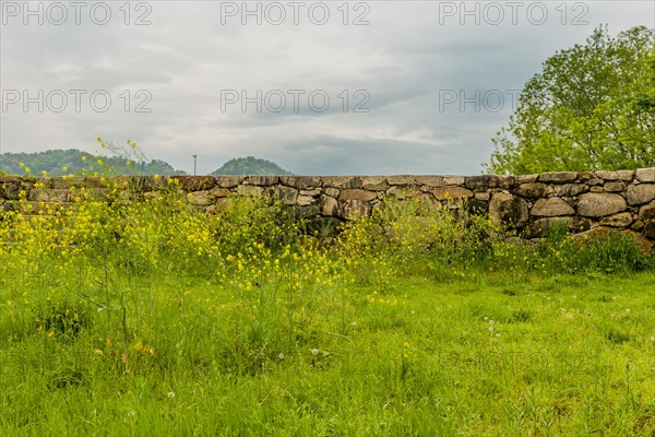 Remains of Japanese stone fortress in Suncheon, South Korea, Asia