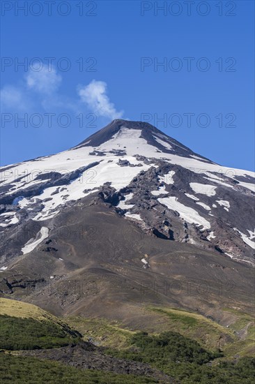 Villarrica Volcano, Villarrica National Park, Araucania, Chile, South America