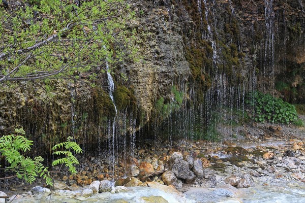 Triafn waterfall in Maria Alm am Steinernen Meer in Mitterpinzgau