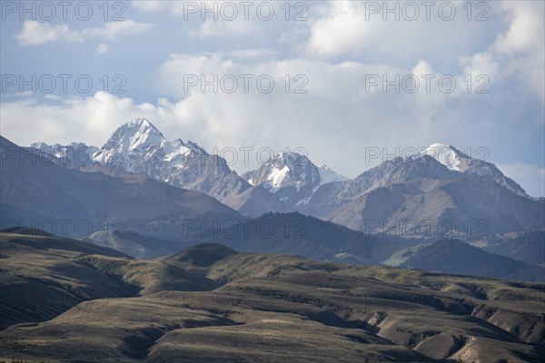 Dramatic mountains and landscape, Tong, Kyrgyzstan, Asia