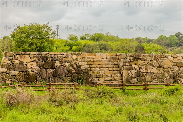 Remains of Japanese stone fortress in Suncheon, South Korea, Asia