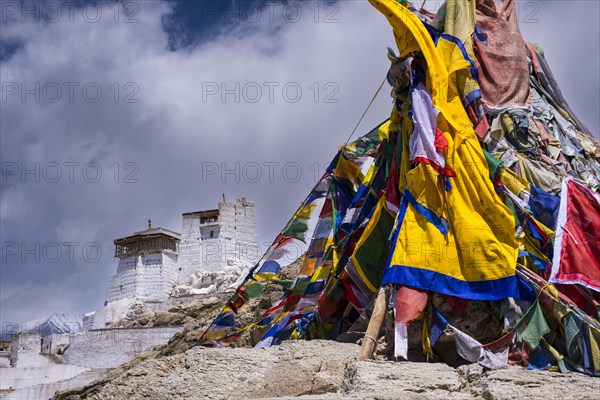 Namgyal Tsemo Gompa Monastery, Tsenmo Hills, Leh, Ladakh, Jammu and Kashmir, India, Asia