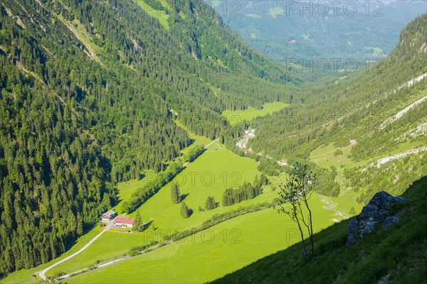 Berggasthof Oytalhaus, Oytal, near Oberstdorf, Allgaeu Alps, Allgaeu, Bavaria, Germany, Europe