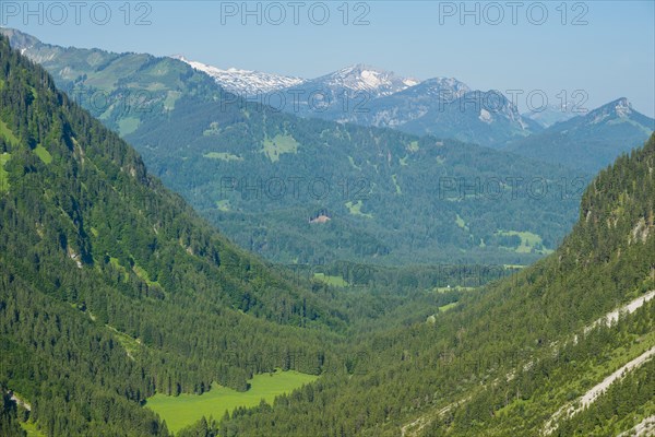 Oytal, a high valley near Oberstdorf, Allgaeu Alps, Allgaeu, Bavaria, Germany, Europe