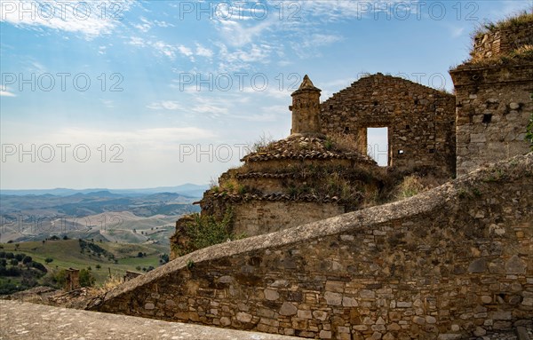 Craco, landscape, italy