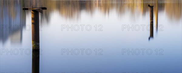 Long exposure at the Havel in Berlin Spandau, Germany, Europe