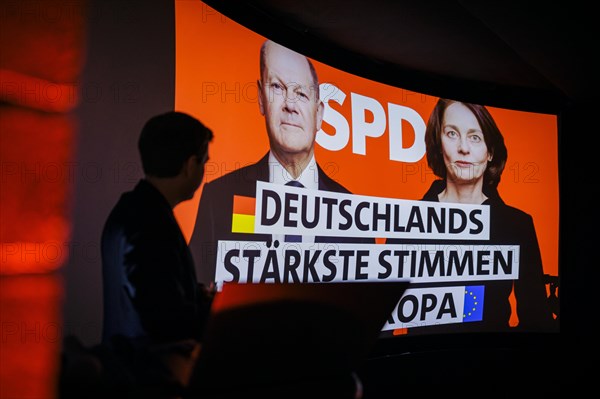 SPD Secretary General Kevin Kuehnert at the presentation of the European election campaign. Berlin, 25.04.2024