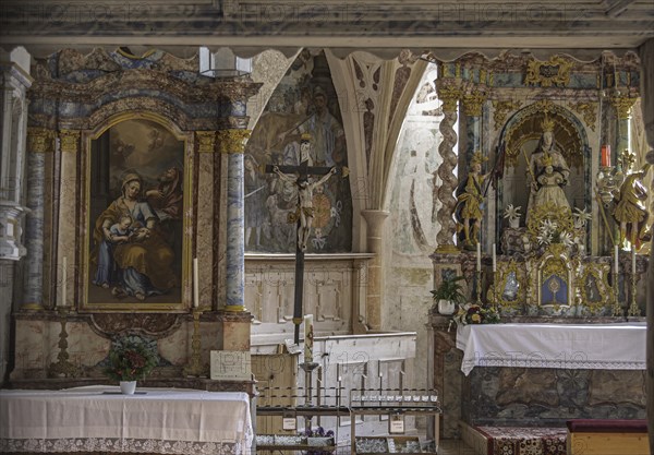 Church of St Adolari, altar, Pillersee, Ortisei, Tyrol