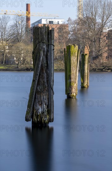 Long exposure at the Havel in Berlin Spandau, Germany, Europe