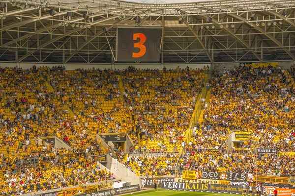 Gluecksgas-Stadion, Dynamo Dresden football stadium, Dresden, Saxony, Germany, Europe