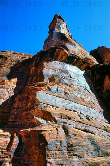 Canyon de Chelly National Monument, area of the Navajo Nation in the north-east of the US state of Arizona. The nearest town is Chinle. Colorado Plateau, Arizona, USA, North America