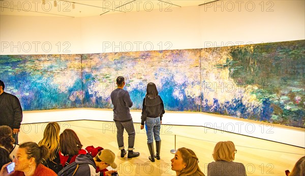 Water Lilies, painting by Claude Monet, Museum of Modern Art MoMa, Midtown Manhattan, New York City