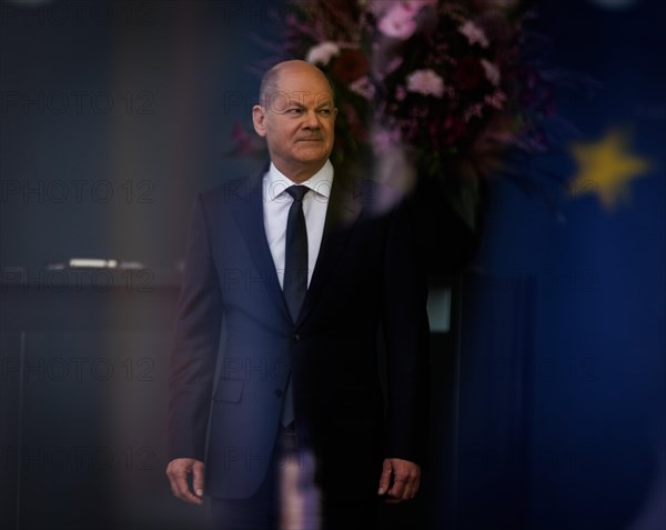 Olaf Scholz, Federal Chancellor, photographed during a reception at the Chancellery, in Berlin, 29/04/2024