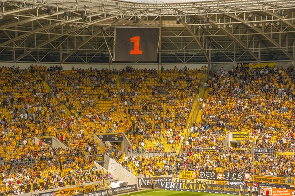 Gluecksgas-Stadion, Dynamo Dresden football stadium, Dresden, Saxony, Germany, Europe