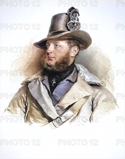 Count Artur Wladyslaw Jozef Maria Potocki (1850-1890) was a Polish nobleman and an Imperial Chamberlain, Historic, digitally restored reproduction from a 19th century original, Record date not stated