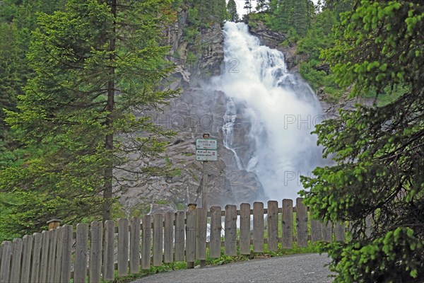Krimml Waterfalls, Krimml Achental Valley, Hohe Tauern National Park, Krimml, Pinzgau, Austria, Europe