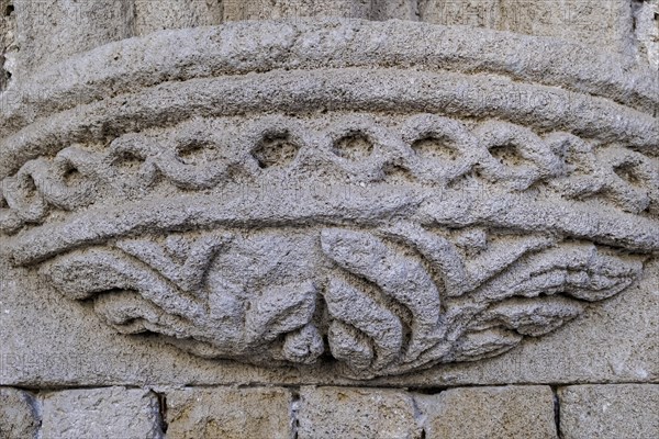 Detail of a house, Rittergasse, Odos Ippoton, Old Town, Rhodes Town, Rhodes, Greece, Europe