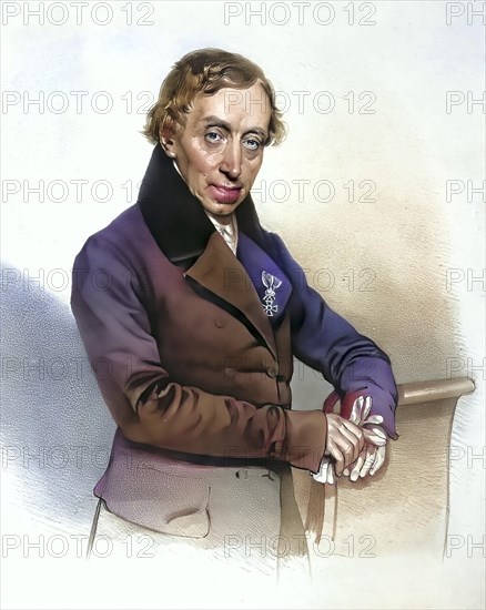Anton Ritter von Poellinger, Official, Court Councillor, Historical, digitally restored reproduction from a 19th century original, Record date not stated