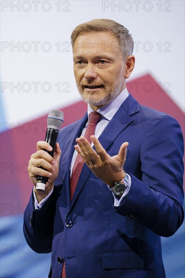 Christian Lindner (FDP), Federal Minister of Finance, speaks at the German Tax Consultants' Congress. Berlin, 13.05.2024. Photographed on behalf of the Federal Ministry of Finance