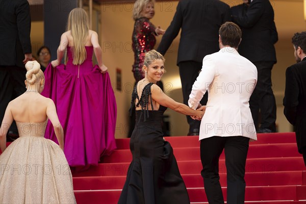 Cannes, France, 15.5.2024: Elsa Pataky and Chris Hemsworth at the premiere of Furiosa: A Mad Max Saga on the red carpet of the Palais des Festivals during the 77th Cannes International Film Festival. The 77th Cannes International Film Festival will take place from 14 to 25 May 2024, Europe
