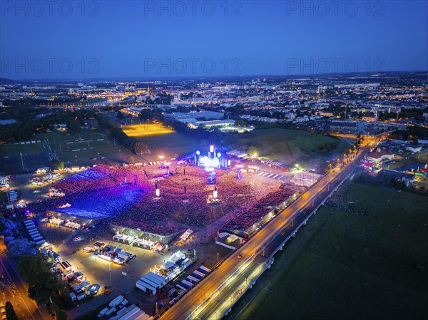 1st Rammstein Concert 2024 in Dresden, Dresden, Saxony, Germany, Europe