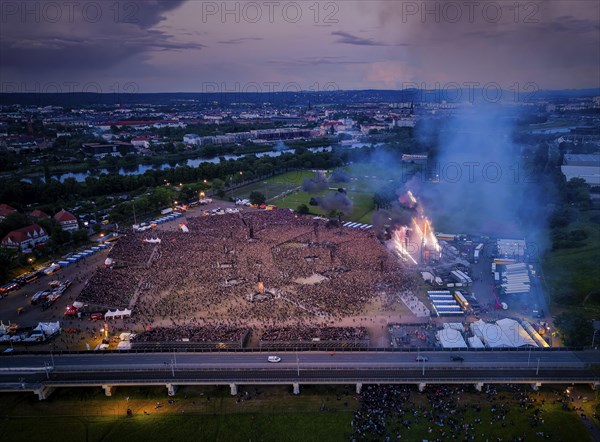 4th Rammstein Concert 2024 in Dresden, Dresden, Saxony, Germany, Europe